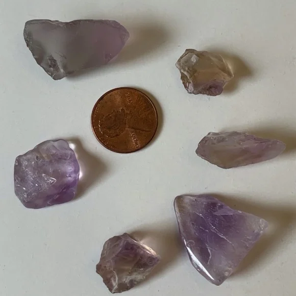 Gemmy Ametrine Gemstone Crystals Raw Rough Citrine Gem Lot Bundle 100 Carats - Picture 6 of 6